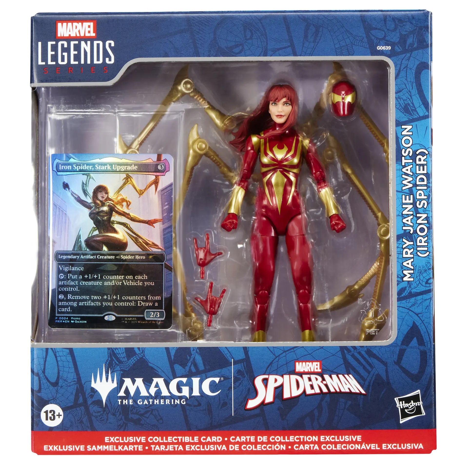 Marvel Legends Magic: The Gathering Actionfigur Mary Jane Watson (Iron Spider) (plus exklusive Foil-Karte) 15 cm
