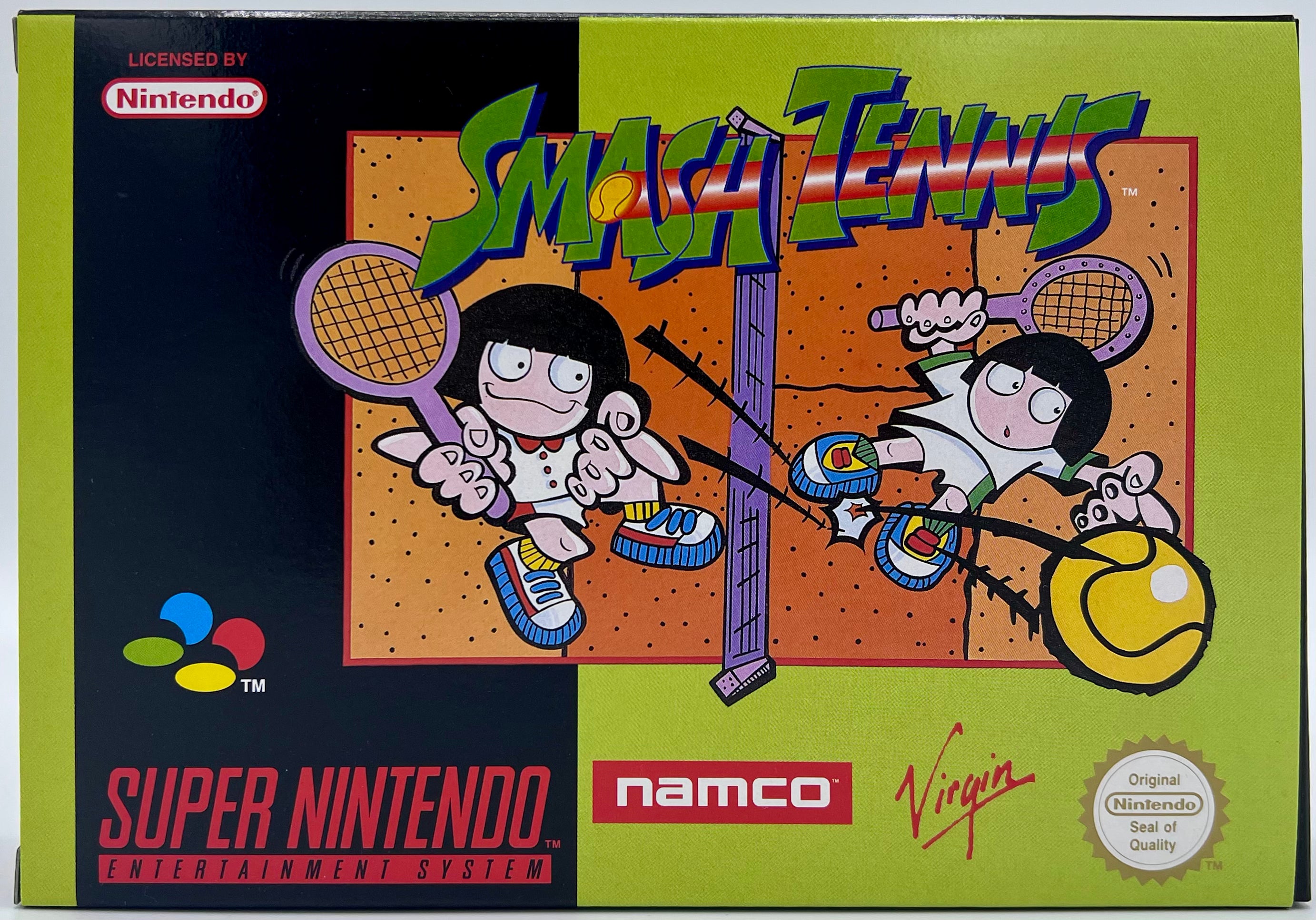 NINTENDO SNES SMASH TENNIS NEU OVP PAL NAMCO 1994