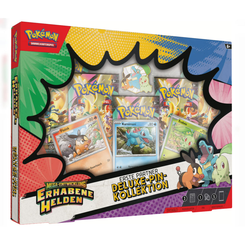 Pokemon Mega-Entwicklung Erhabene Helden Deluxe-Pin-Kollektion ME02.5 (Deutsch)