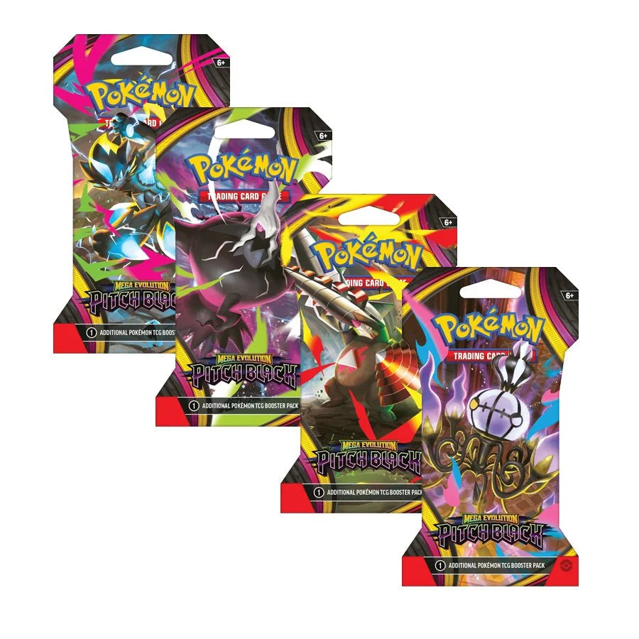 Pokemon Mega Evolution - Pitch Black - Sleeved Booster - Englisch