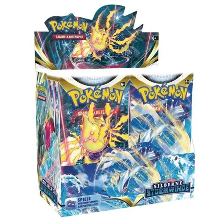 Pokémon Schwert & Schild Silberne Sturmwinde Display (Folie kleiner Riss)