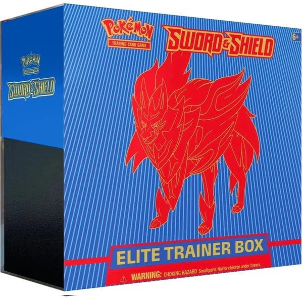 Pokemon Sword & Shield Base Elite Trainer Box (EN) Zamazenta