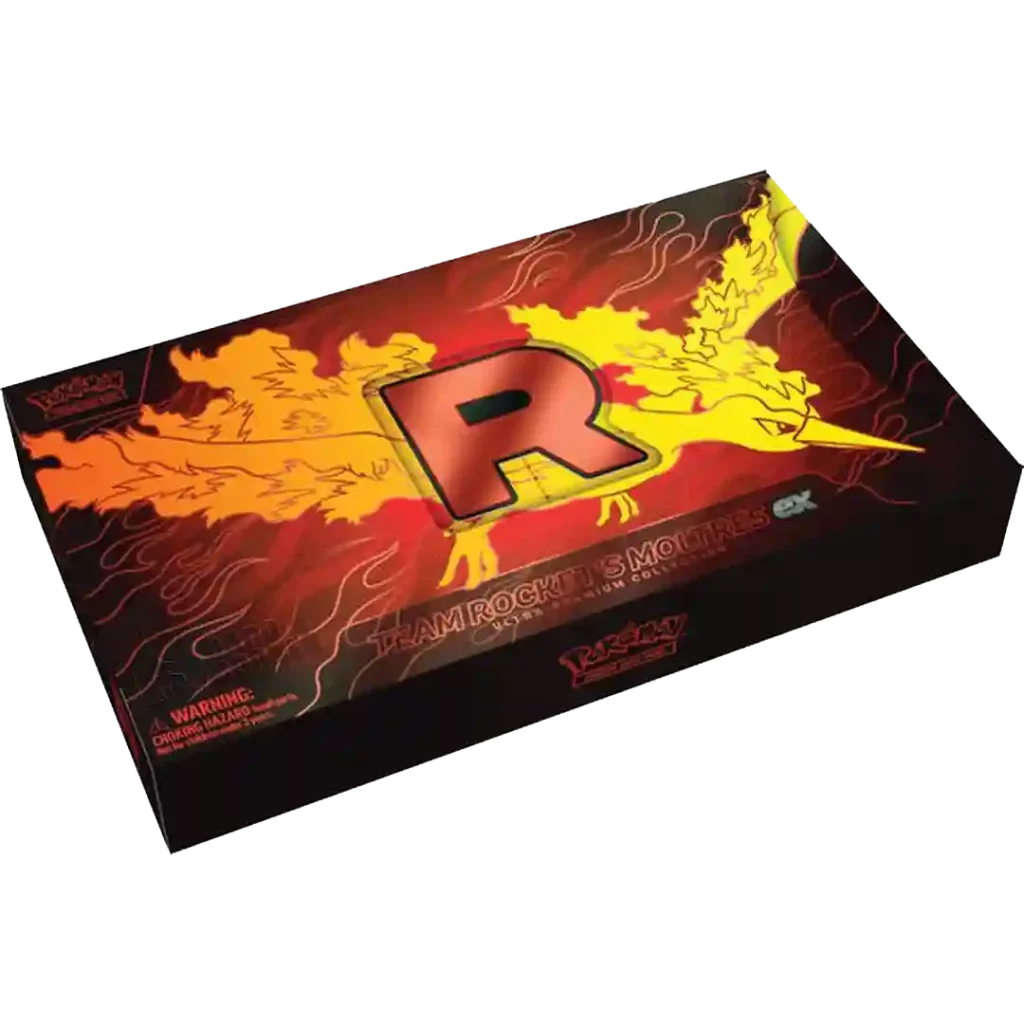 Pokemon TCG - Team Rockets (Lavados) Moltres EX Ultra Premium Kollektion - Englisch