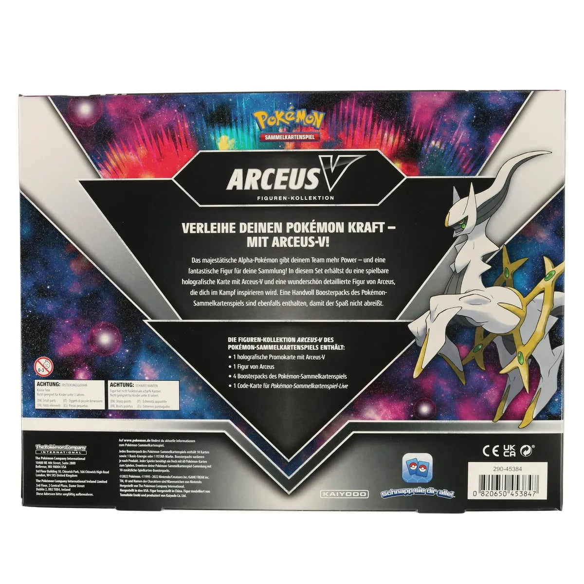 Pokémon TCG Arceus V Figuren-Kollektion Box Deutsch