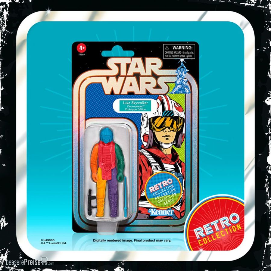 Star Wars Retro Collection Actionfigur 2022 Luke Skywalker (Snowspeeder) Prototype Edition 10 cm