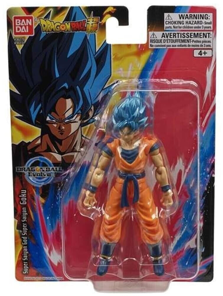 DRAGON BALL EVOLVE SUPER SAIYAN GOD BLUE SON GOKU BANDAI