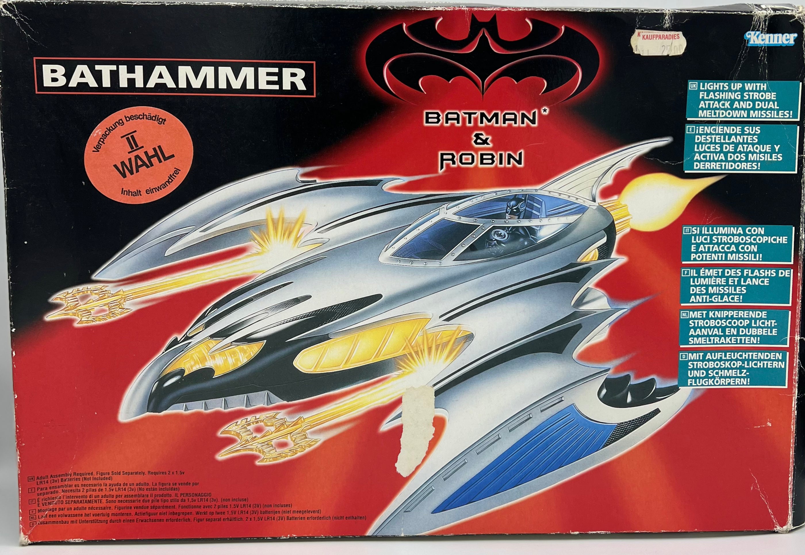Batman & Robin Bathammer Vintage Kenner Fahrzeug