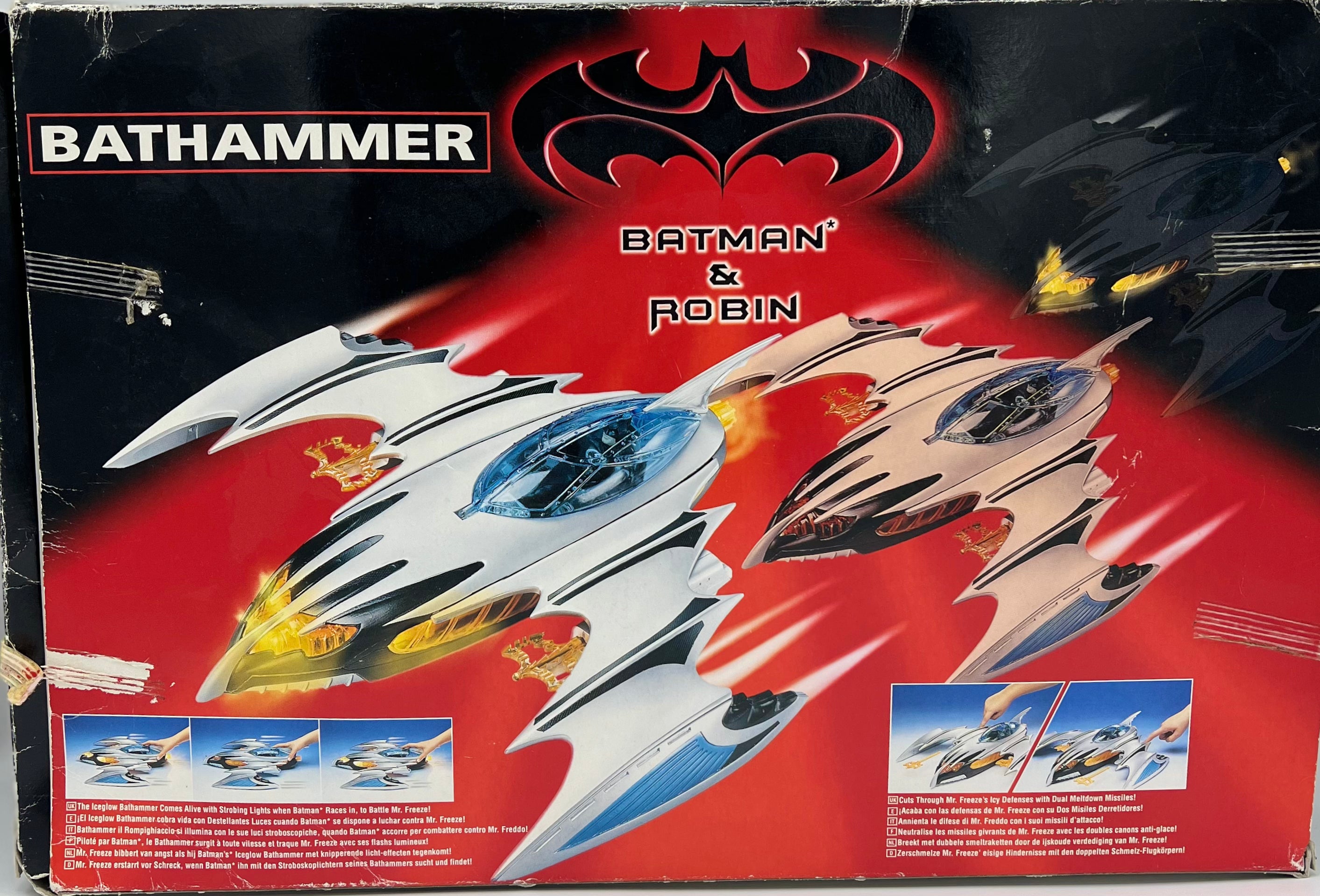 Batman & Robin Bathammer Vintage Kenner Fahrzeug