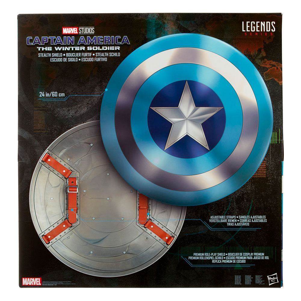 Captain Amerika The Winter Soldier Stealth Schild Replik Hasbro 60cm 1/1 Life