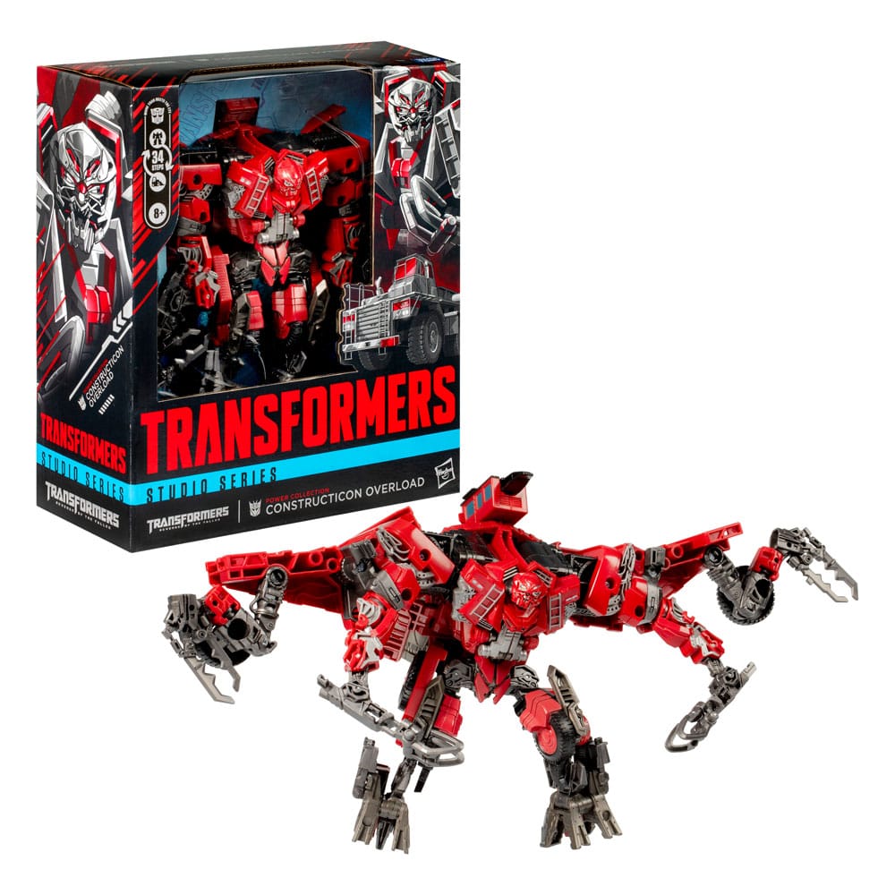 Transformers Die Rache Studio Series Leader Class Actionfigur Power Collection Constructicon Overload 22 cm