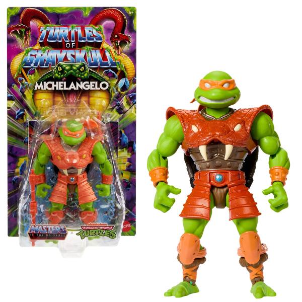 MOTU x TMNT: Turtles of Grayskull Actionfigur Michelangelo