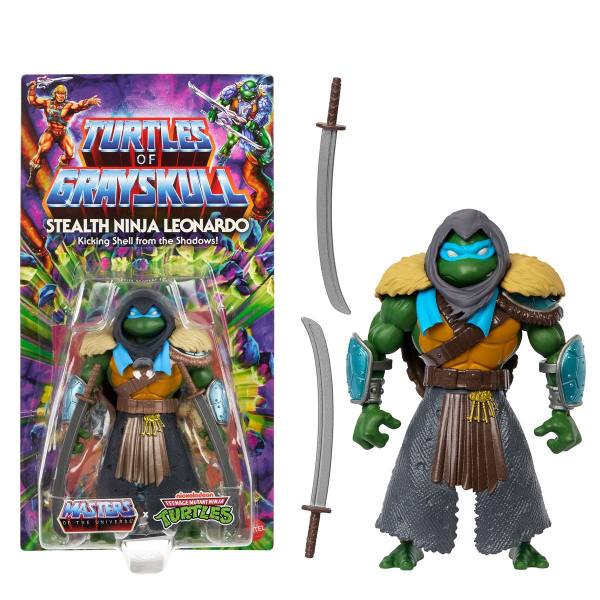 MOTU x TMNT: Turtles of Grayskull Actionfigur Stealth Armor Leonardo