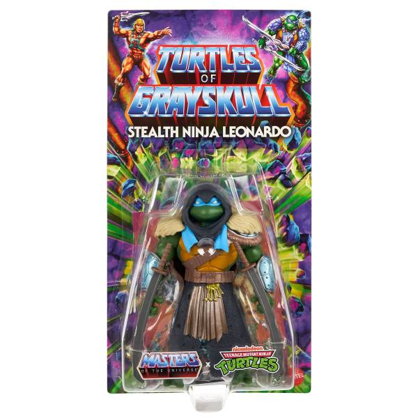 MOTU x TMNT: Turtles of Grayskull Actionfigur Stealth Armor Leonardo