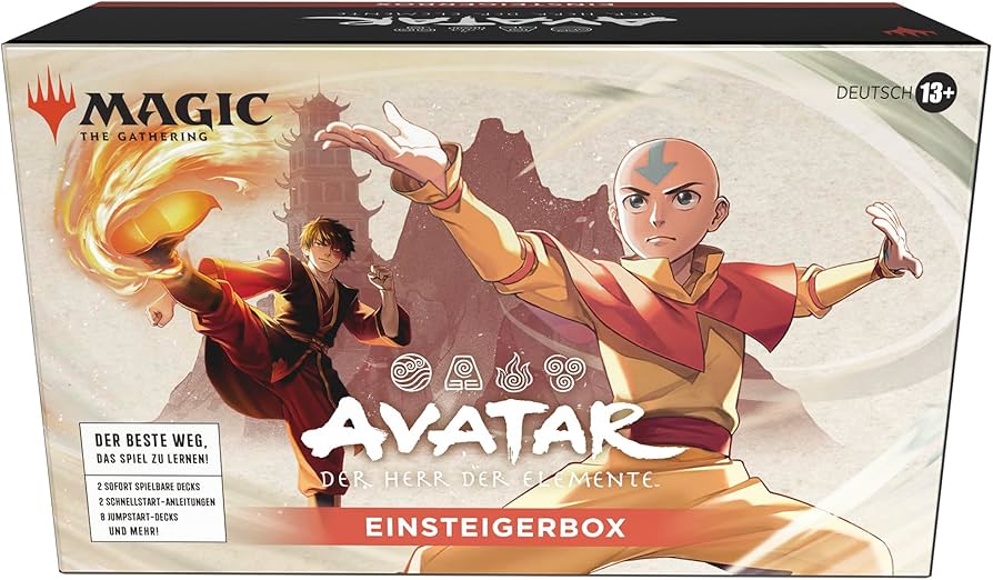 Magic the Gathering Avatar - Der Herr der Elemente Einsteigerboxen Umkarton deutsch