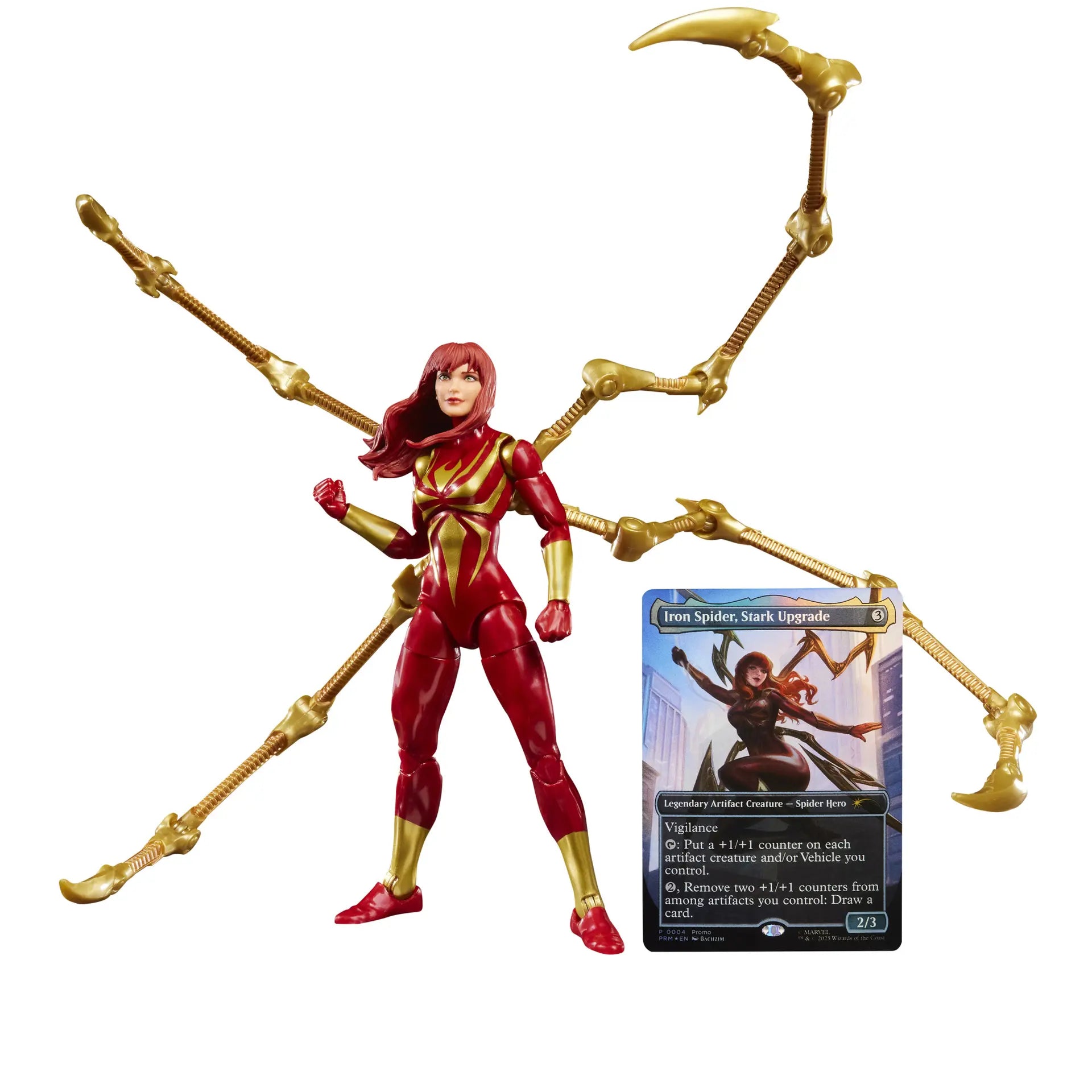 Marvel Legends Magic: The Gathering Actionfigur Mary Jane Watson (Iron Spider) (plus exklusive Foil-Karte) 15 cm