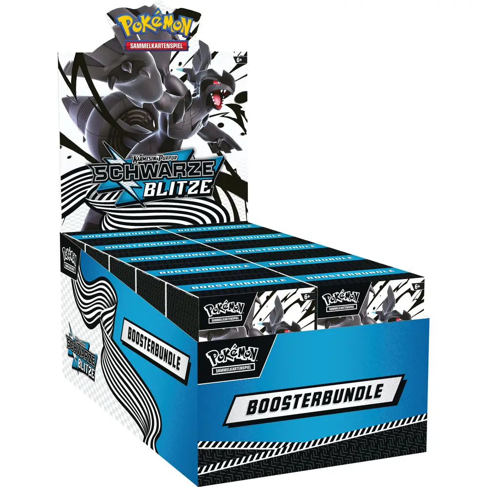 Pokémon KP10.5 Boosterbundle Display - Schwarze Blitze