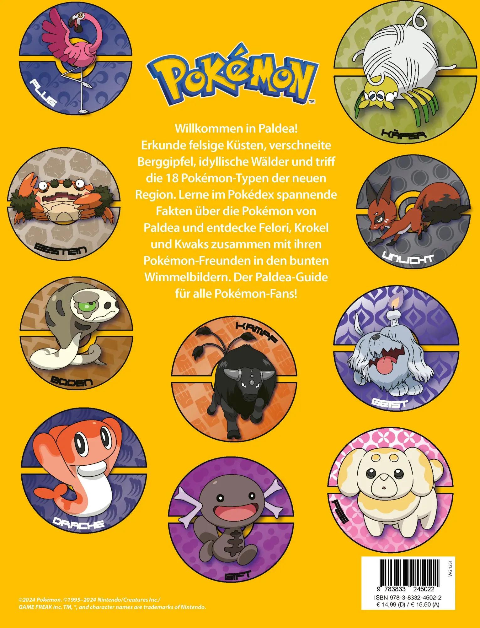 Pokémon: Der Paldea Guide - Entdecke die Pokémon der neuen Region