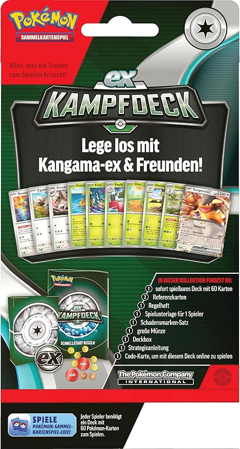 Pokémon-Sammelkartenspiel: Kampfdeck Kangama-ex