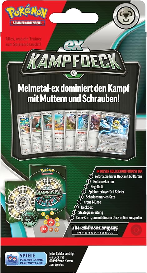 Pokémon-Sammelkartenspiel: Kampfdeck Melmetal-ex