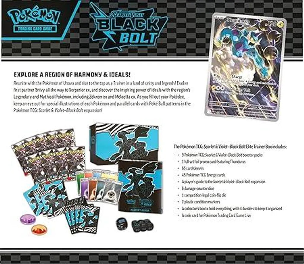 Pokemon Black Bolt - Elite Trainer Box (Englisch)