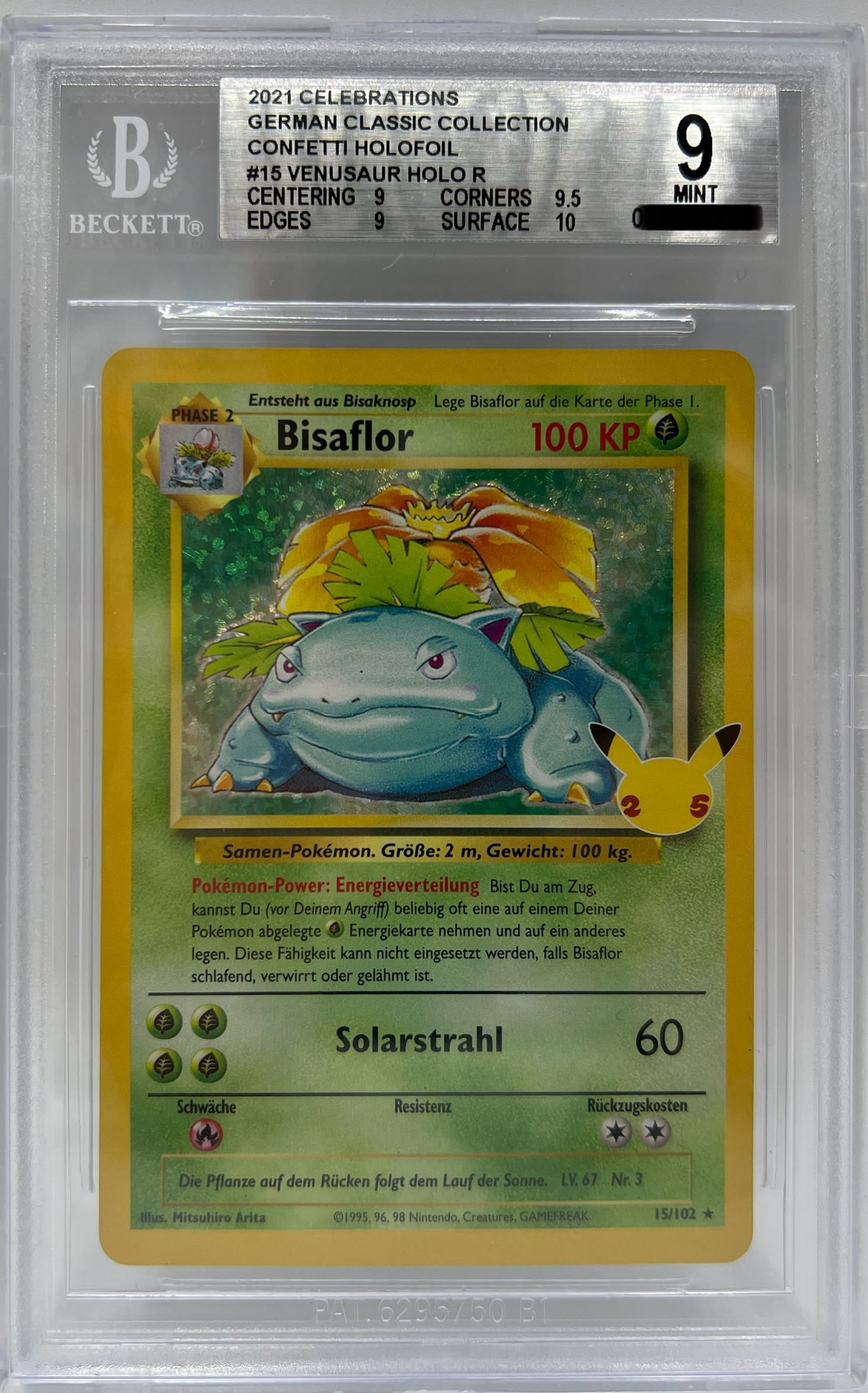 Pokemon Celebrations Classic Collection Bisaflor BECKETT 9 Mint.jpg