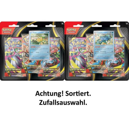 Pokemon Drei-Boosterpack-Blister Mega-Entwicklung (DE) Enton - Entoron