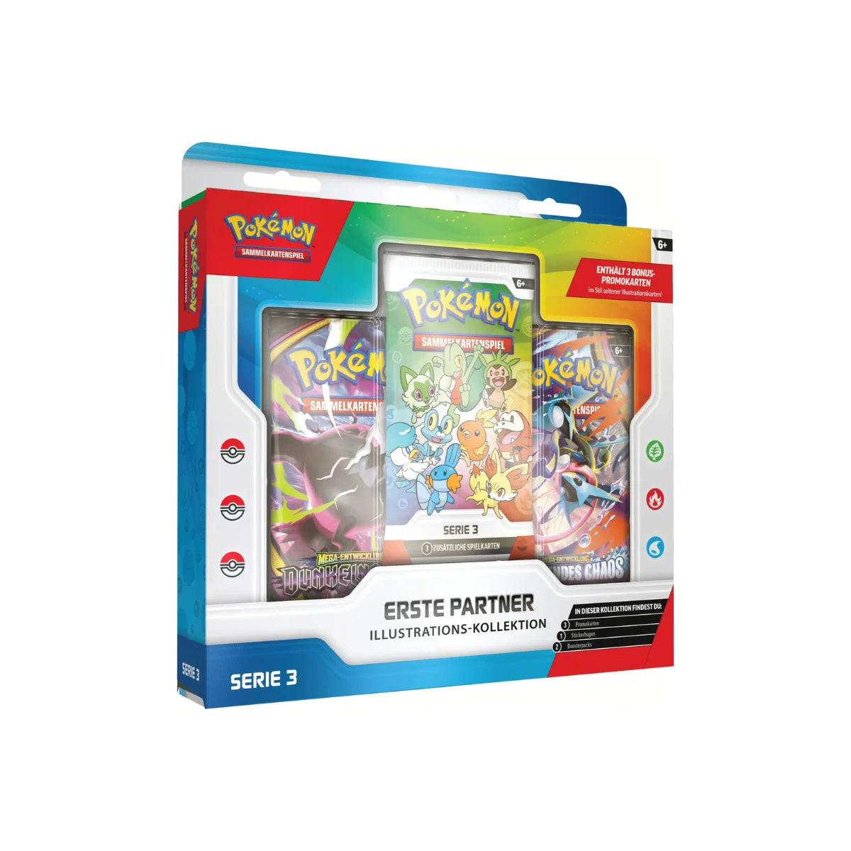 Pokemon Erste Partner Series 3 Illustrations Kollektion (Deutsch)