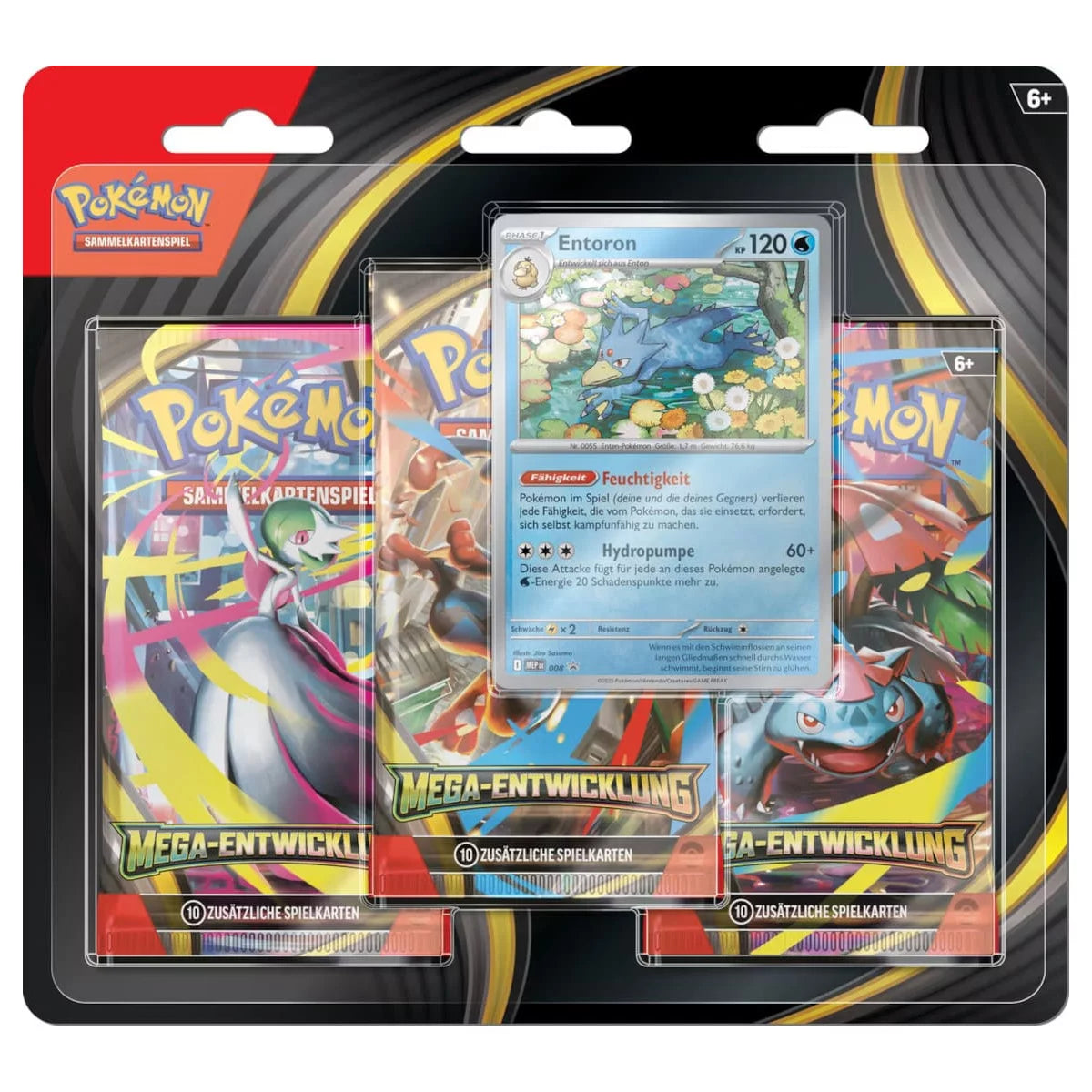 Pokemon Mega Entwicklung 3-Pack Blister - Entoron (DE)