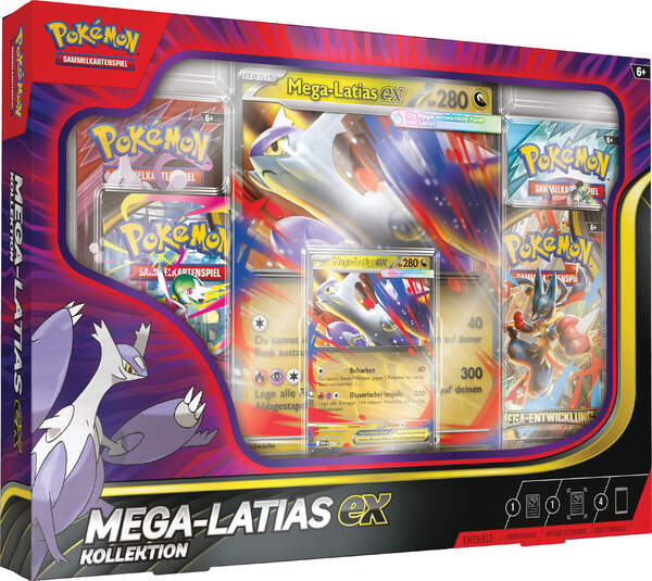 Pokemon Mega Latias EX Kollektion Box DEUTSCH
