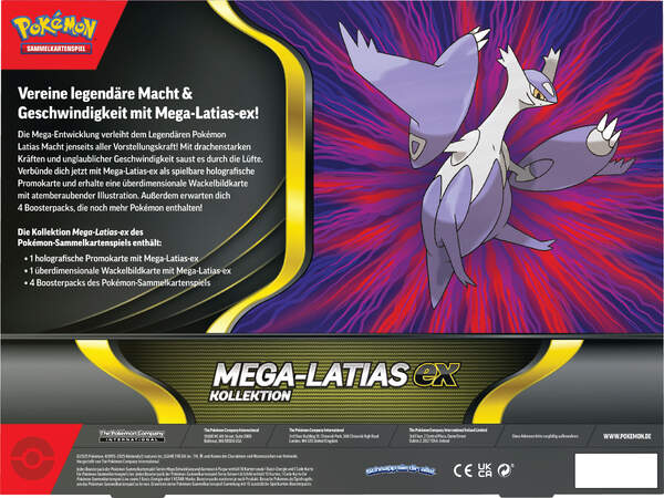 Pokemon Mega Latias EX Kollektion Box DEUTSCH