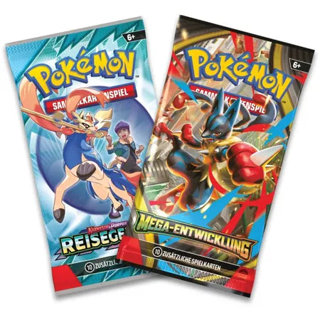 Pokemon Mini-Tin-Box Mega Entwicklung, 1 Stück, 5-fach sortiert