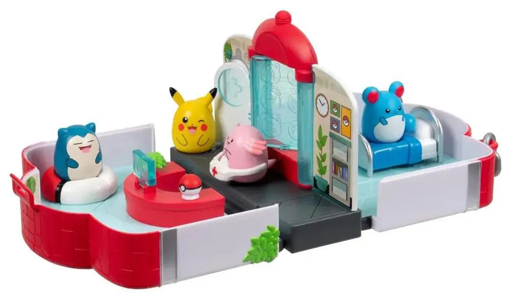 Pokemon POK Center Playset - Squishalongs