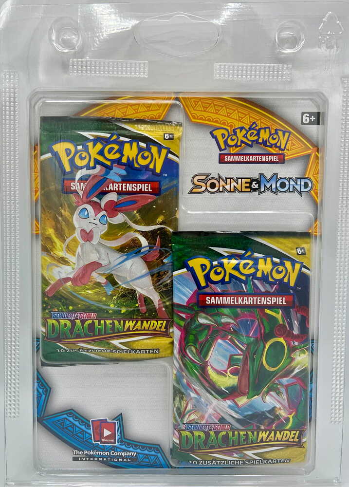 Pokémon Sonne & Mond 2-Pack Booster Blister Drachenwandel