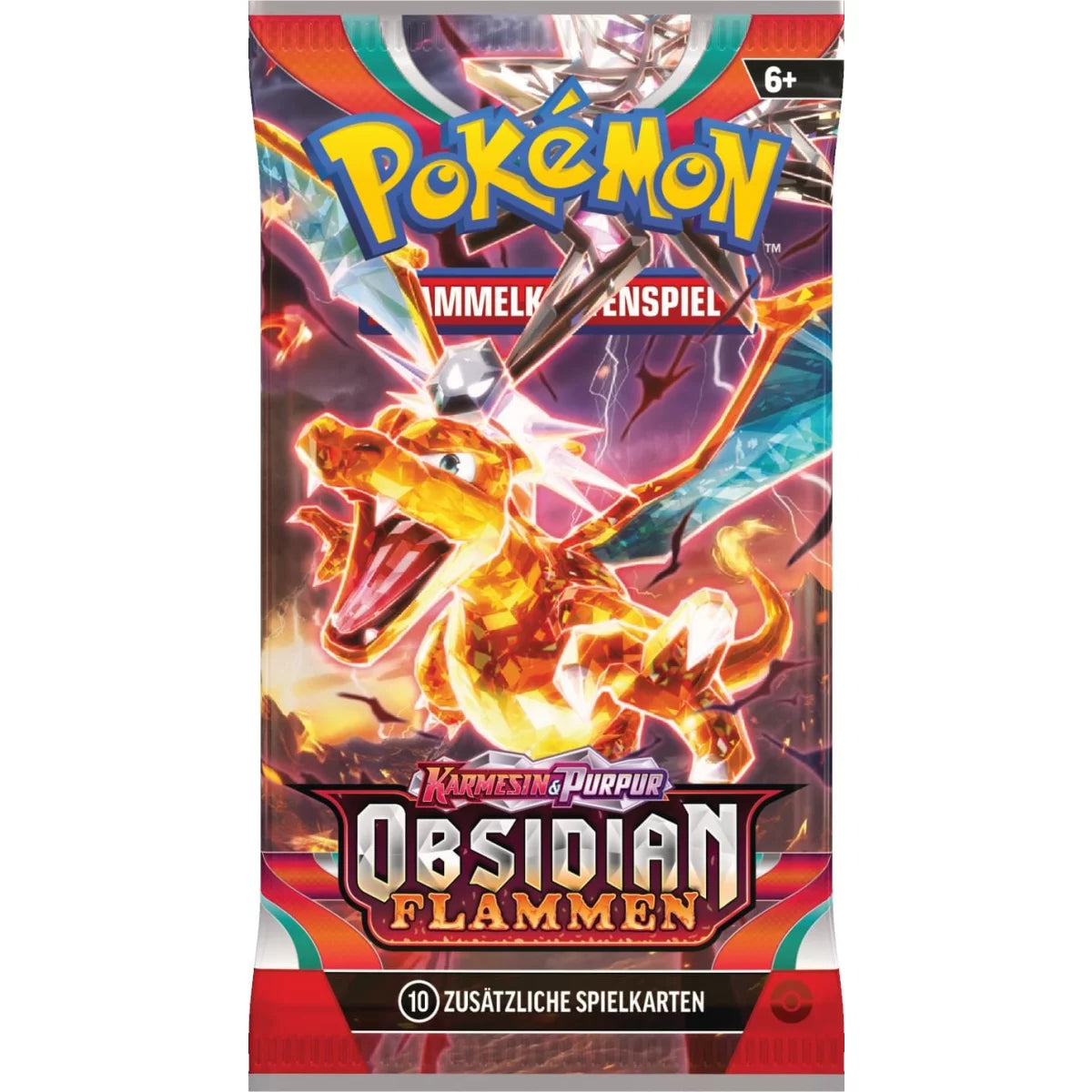 Pokemon TCG Karmesin & Purpur Obsidian Flammen 1x Booster (deutsch)