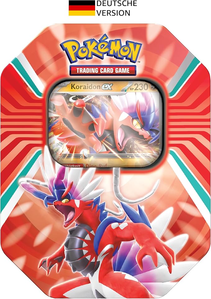 Pokémon TCG Tin Box Paldea-Legenden – Koraidon (Deutsch)