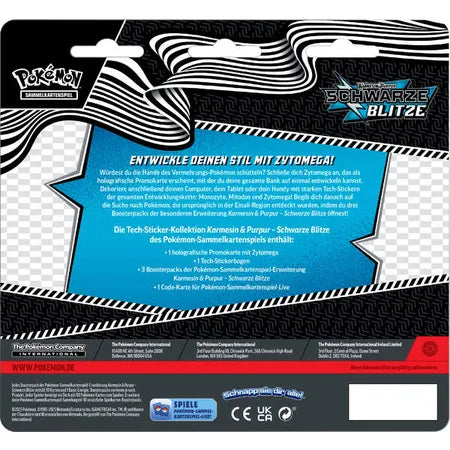 Pokemon Tech-Sticker-Kollektion - Schwarze Blitze Zytomega DE