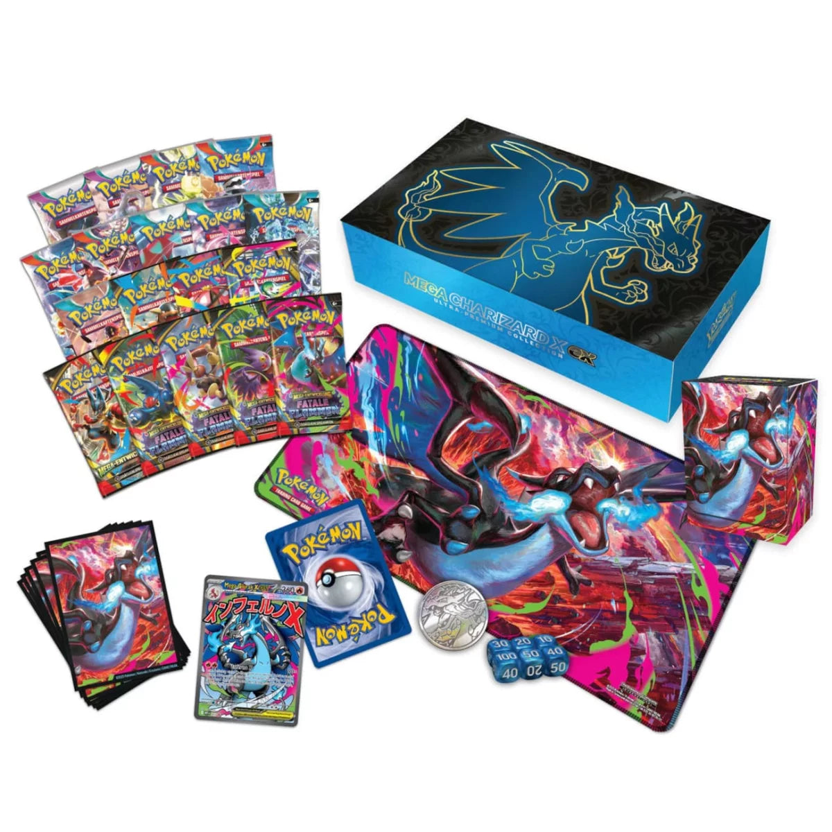 Pokemon Ultra-Premium-Kollektion Mega-Glurak X-ex (Deutsch) UPC