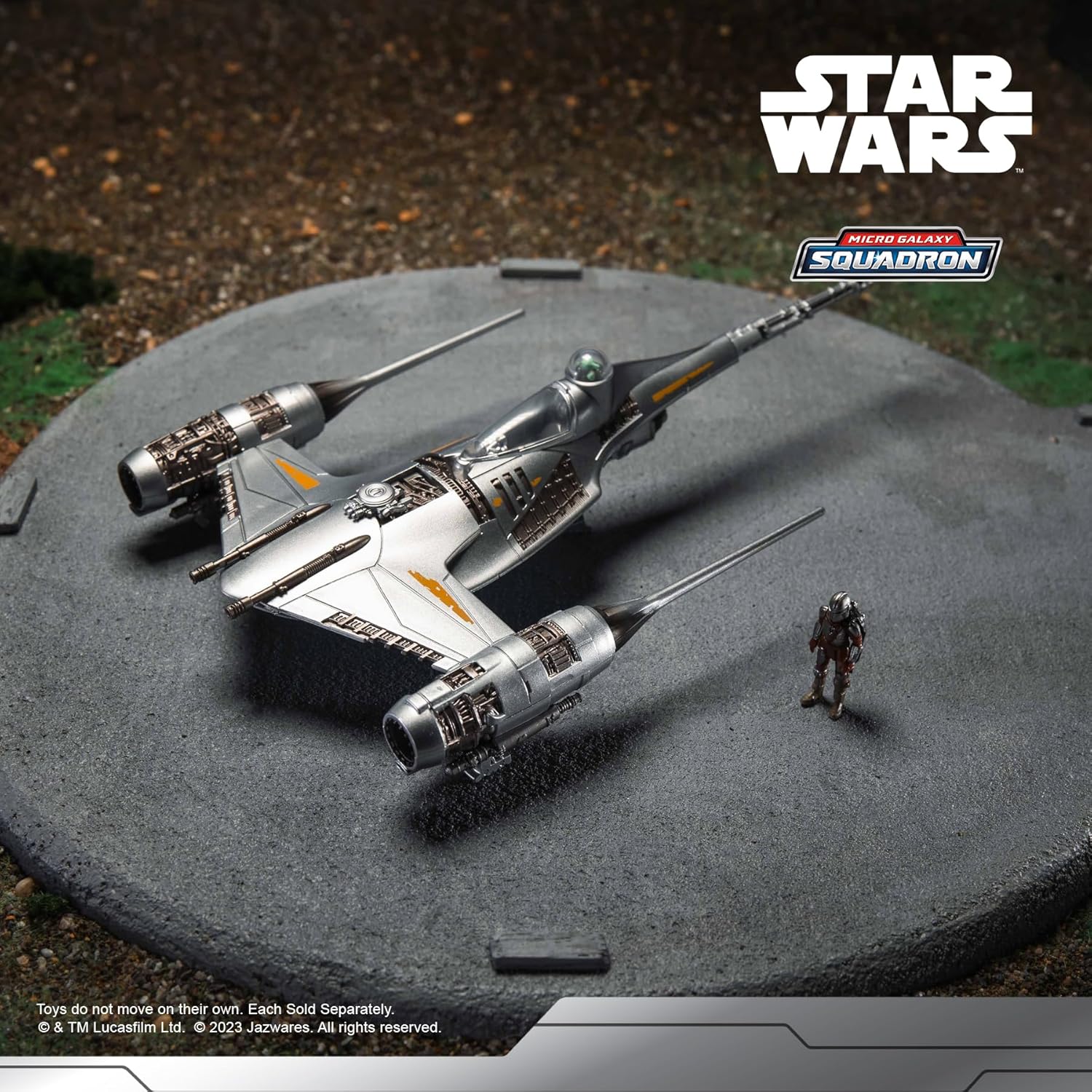 Star Wars Micro Galaxy Squadron - The Mandalorian's N 1 Starfighter