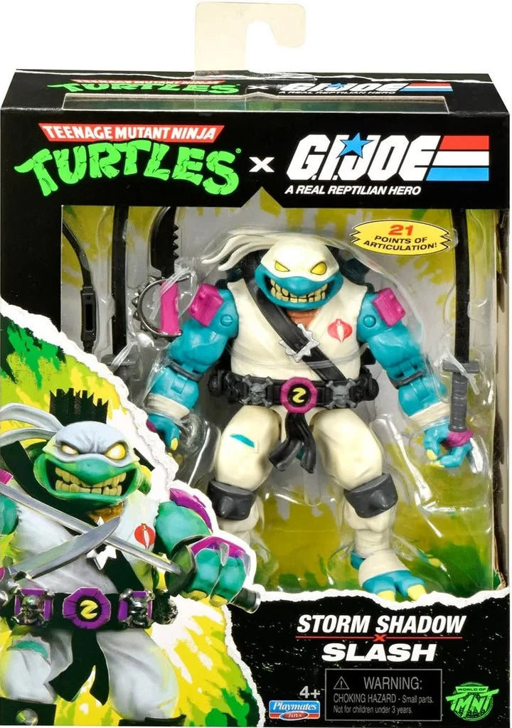 Teenage Mutant Ninja Turtles x G.I. Joe
Crossover Classics Actionfigur Slash x Storm
Shadow 12 cm