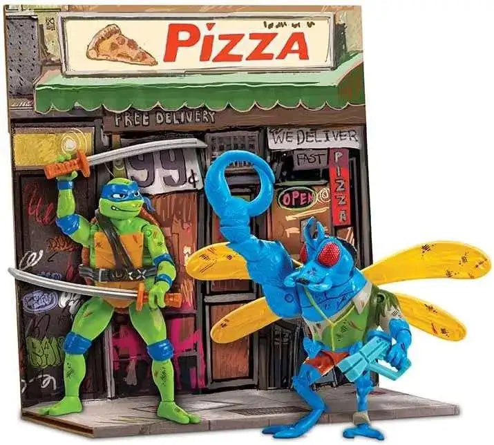 Teenage Mutant Ninja Turtles Mutant Mayhem Mutation Station Leonardo vs Superfly