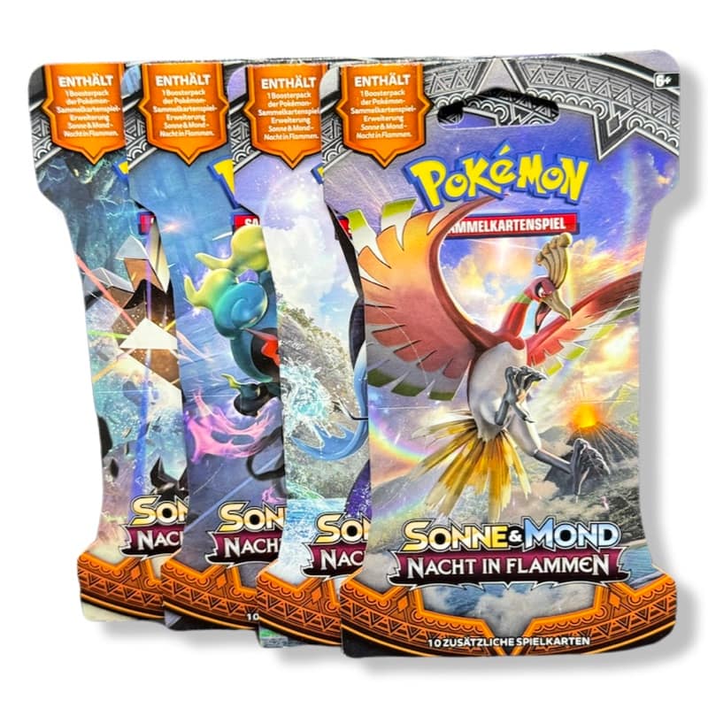 Pokémon TCG Sonne & Mond Nacht in Flammen Blister Deutsch