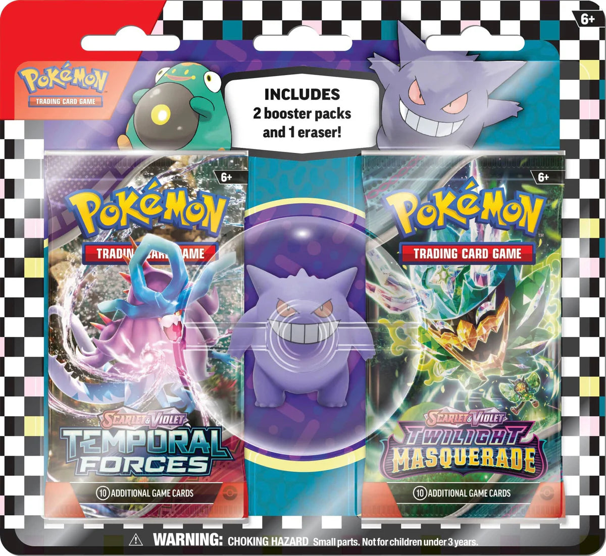 Pokemon Back to School Eraser Blister 2024 (Deutsch)