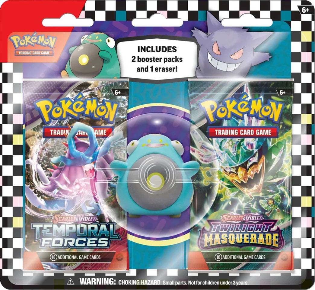 Pokemon Back to School Eraser Blister 2024 (Deutsch)